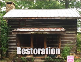 Historic Log Cabin Restoration  Cashiers, North Carolina
